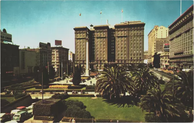 Postcard:  St. Francis Hotel -- Union Square -- San Francisco, California, USA