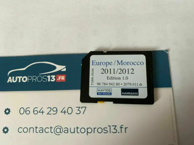 Carte Sd Origine Gps Europe Psa Peugeot Citroen Navigation System Rneg 1 Navtec 2