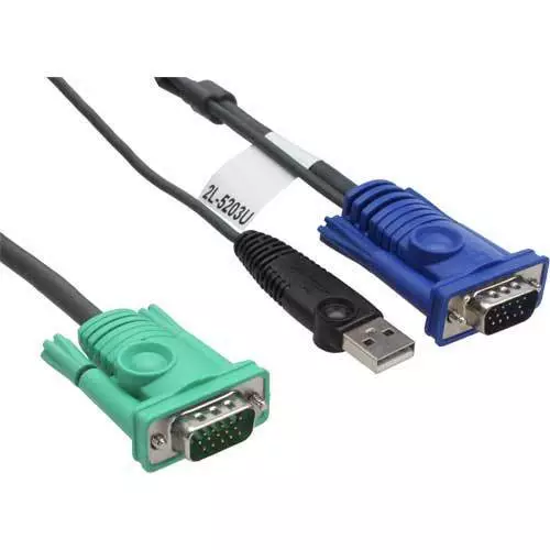 5x KVM Kabelsatz, ATEN USB, 2L-5203U, Länge 3m