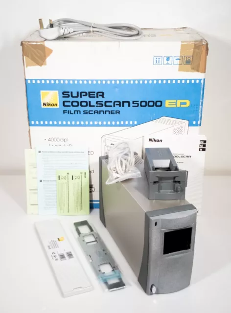 Nikon Coolscan 5000 - SERVICED - with FH-3 + MA-21 - 35mm film scanner