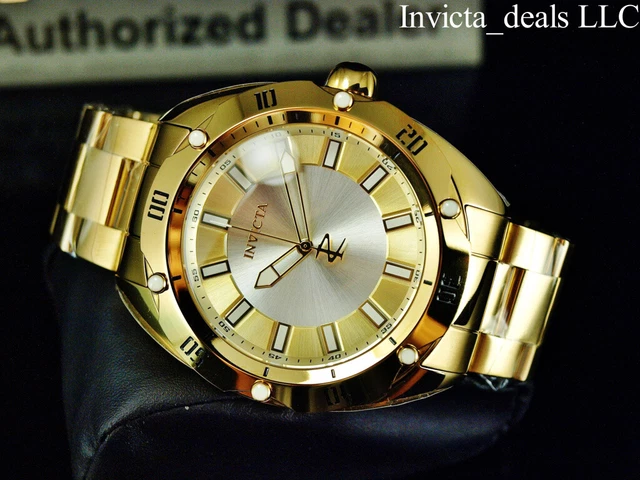 Montre INVICTA Lupah Pour Femme - Acier Inoxydable - Cadran Abstrait Rose/argent - Quartz - Neuf Sans étiquettes