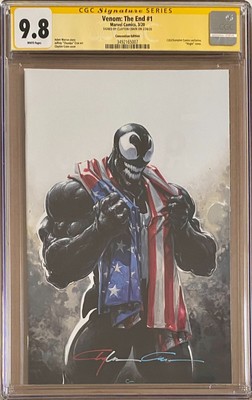 VENOM THE END #1 CLAYTON CRAIN C2E2 9.8 CBCS LIMITED TO 600 