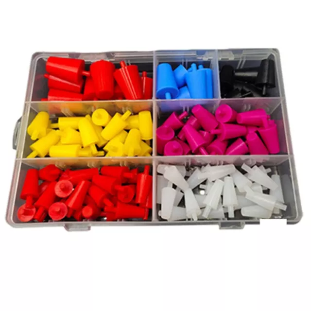 Comprehensive 60Pcs Silicone Cone Plugs Kit Ideal for Powder Coating Projects