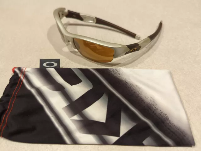 Oakley Flak Jacket Sand/Tan Frame w/ Gold Iridium Lens Sunglasses