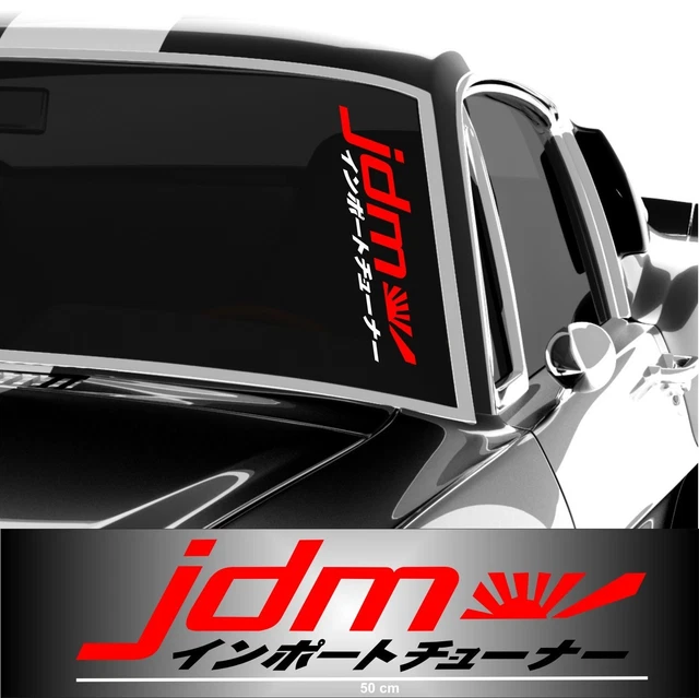 Adesivo Auto Personalizzato JDM Sticker – Tuning, Racing, Shocker, Truck, Scegli Colore!