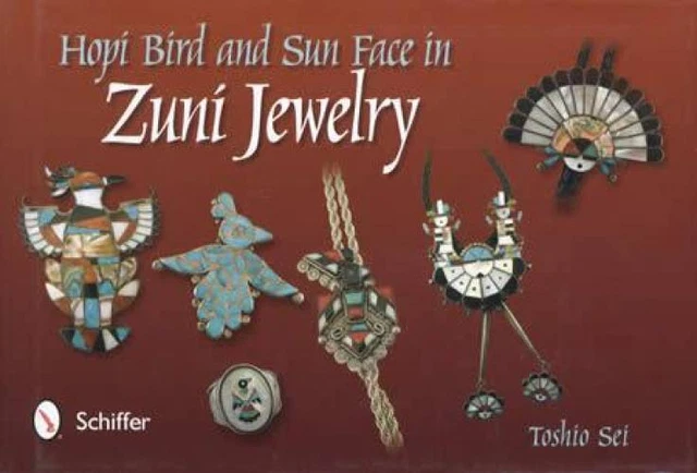 Zuni Jewelry Hopi Bird / Thunderbird & Sun Face Design Collector Guide 1940s-60s
