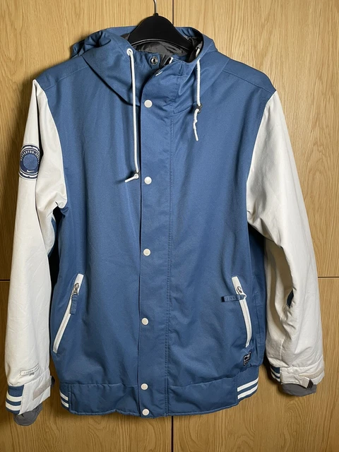 NIKE HAZED SNOWBOARD Jacket Men s Large. Navy blue and tan