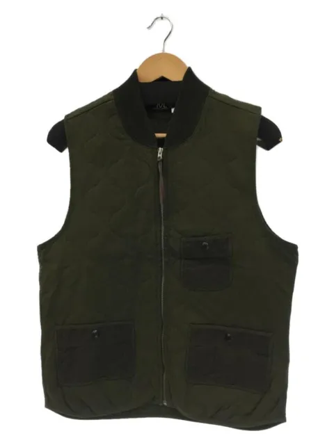 RRL Ralph Lauren 3 Pocket Quilted Vest Size M Cotton KHK Menswear Used