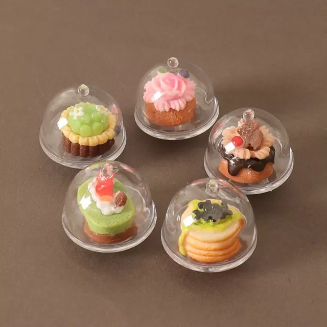 5 Styles Game Model 1:12 Simulation Cake  Miniature Dollhouse Decoration