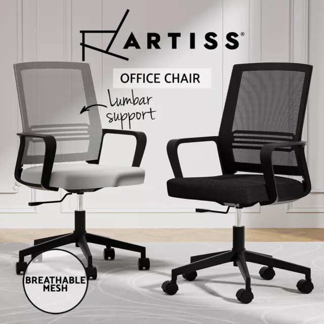 Artiss Mesh Office Chair Computer Gaming Desk Chairs Work Study Mid Back