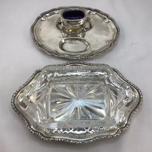 Silver Hallmarked Trinket/Display Trays Austrian Hungarian Marks (7C)  MO#8753