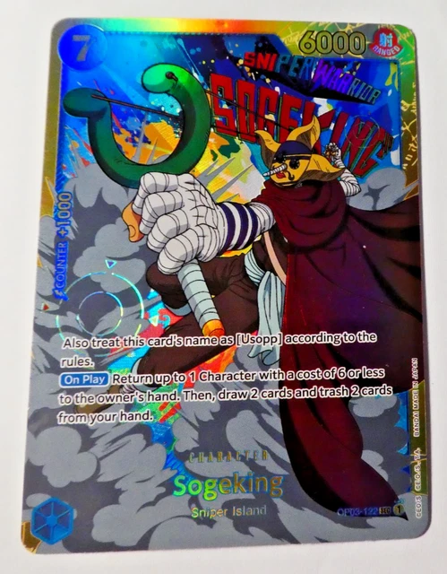 one piece card game sogeking OP10 Usopp Sogeking (SERIALIZED) Custom Art