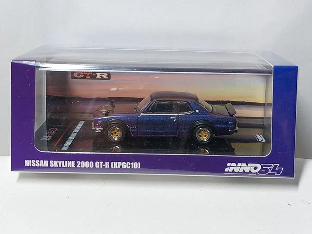 INNO64 1/64 Nissan Skyline (KPGC10) 2000 GT-R in White