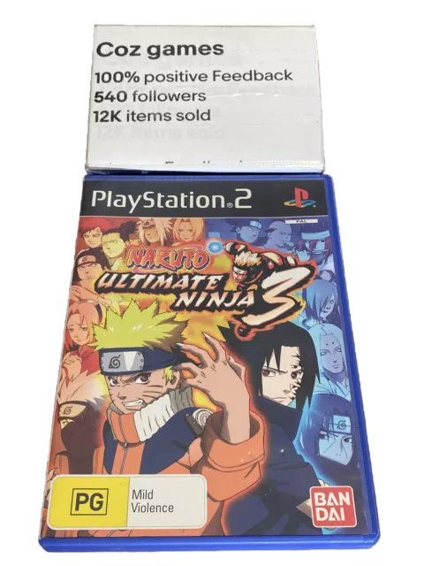 ps2 NARUTO SHIPPUDEN Ultimate Ninja 5 Game Playstation PAL UK EXCLUSIVE