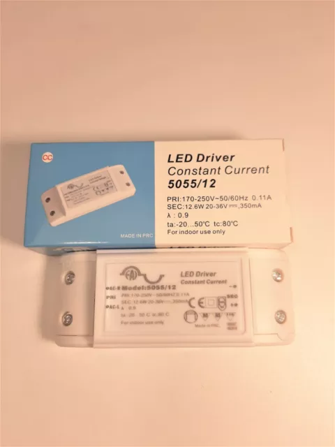 Alimentatore Fai Driver  Led  Corrente Costante -220/ 12W-350Ma