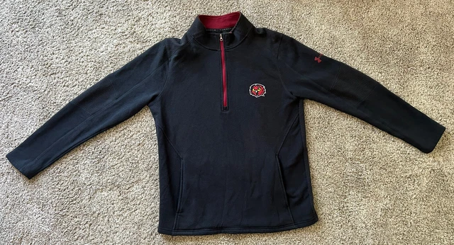 Temple Owls University Under Armour Quarter Zip Long sleeve Sweatshirt Philly