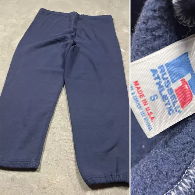 VINTAGE RUSSELL ATHLETIC Sweatpants 80s Faded Made in USA M $14.99 ...