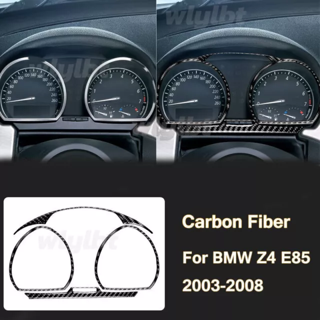 Carbon Fiber Car Speedometer Pointer Dashboard Trim Sticker For BMW Z4 E85 03-08