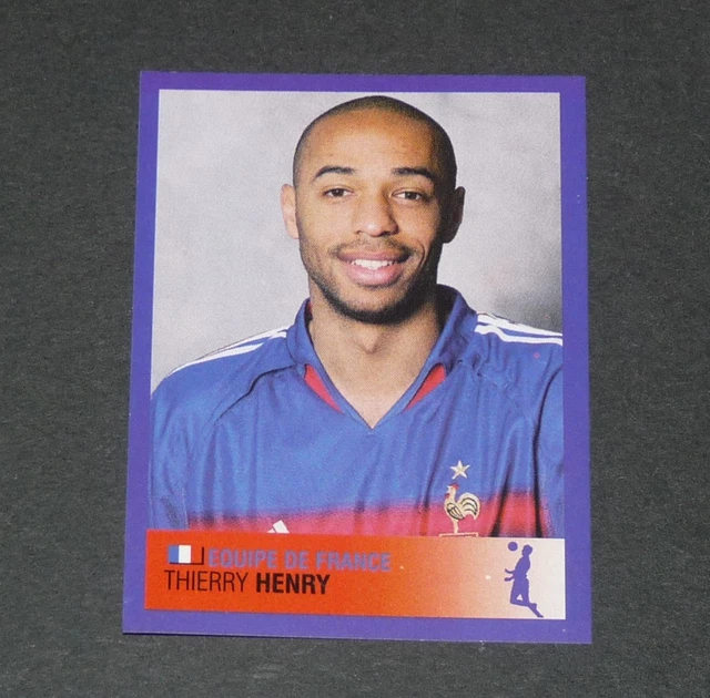Carte Panini Football 1996 Thierry Henry Rookie AS Monaco - Non Collée - Vintage