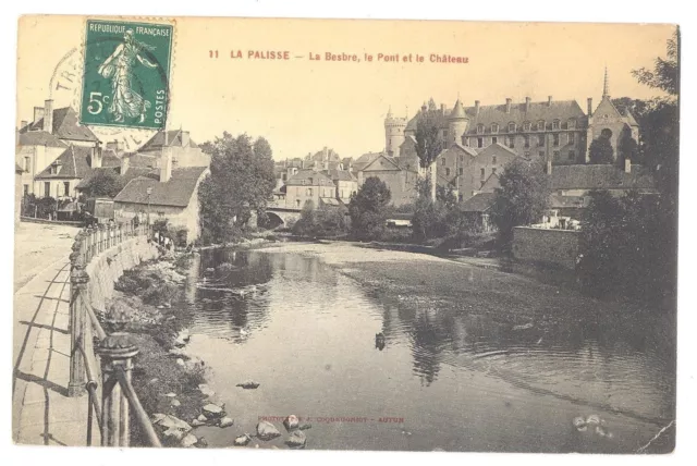 CPA 03 - LAPALISSE - LA PALISSE (Allier) - 11. La Besbre, le Pont et le Château