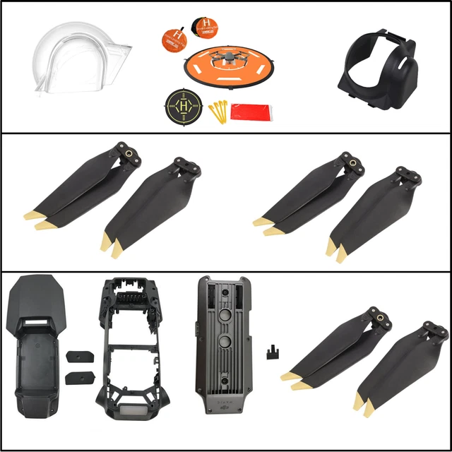 Kit d'accessoires Dji Mavic pro Hélices Landig pad cadre de coque supérieur...