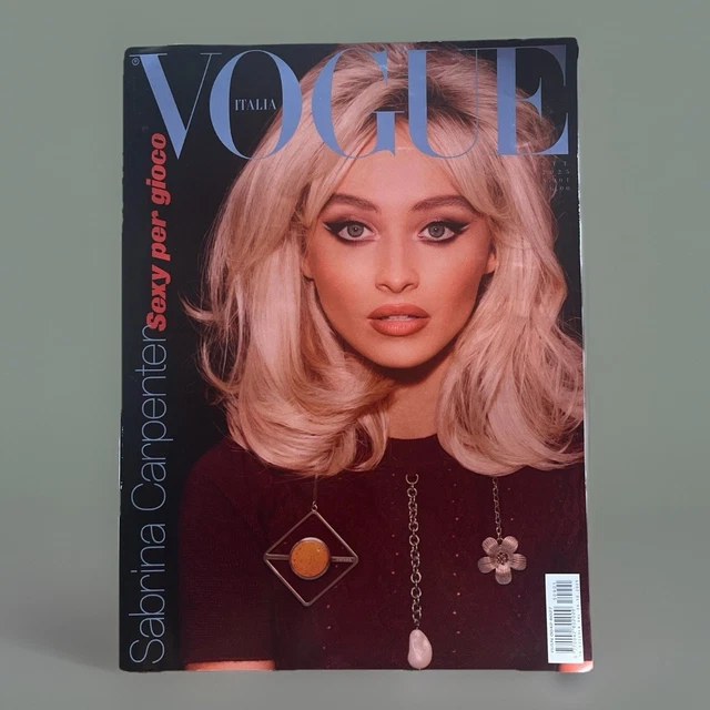 Vogue Italia October 2025 サブリナカーペンター VOGUE Italy Italia