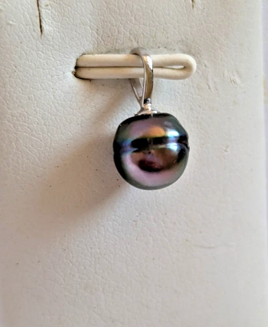 Pendentif Perle de Tahiti 12.5mm Or Jaune 750 Ref. 50359