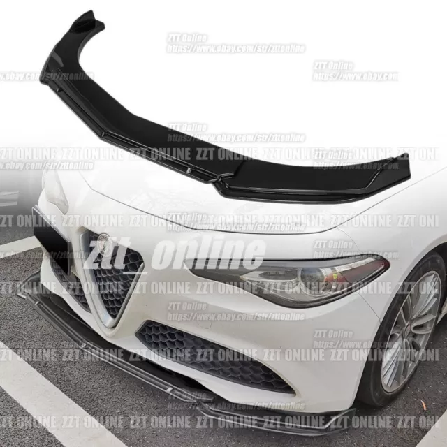 Für Alfa Romeo Giulia 2017+ GT-Style Frontspoilerlippe Spoiler Frontlippe DHL