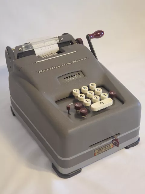 Remington Rand Mechanical Adding Machine Vintage