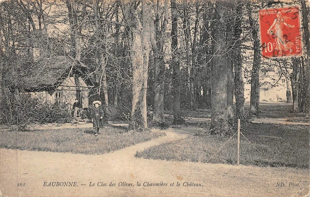 CPA-Eaubonne le Clos des olives la Chaumière et le château (126441)