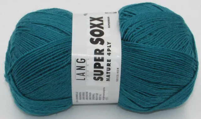 Lang Yarns Super Soxx 4-fach uni Nature, Mengenrabatt 5 - 11 %, 100% Wolle 2