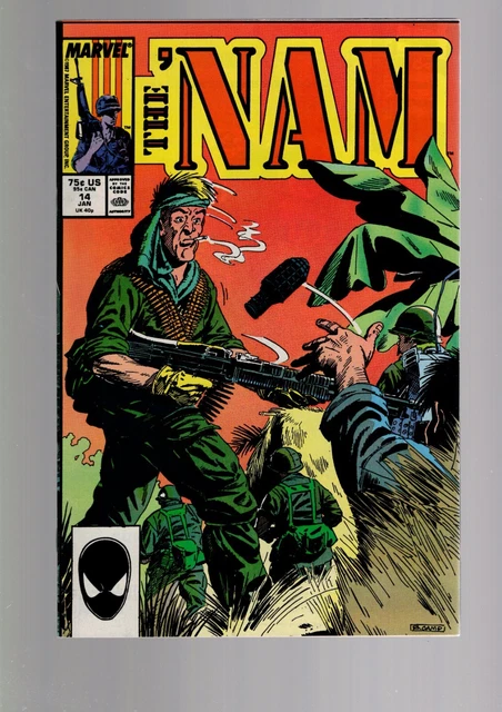 The Nam  14  -    1986   Vietnam  War Series  - Marvel Comics