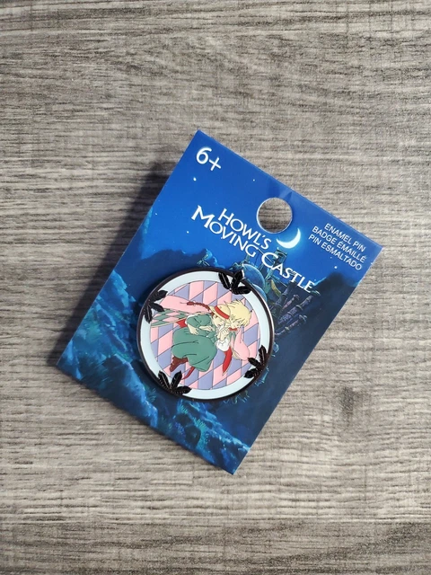 NEW ON CARD! Studio Ghibli Howl's Moving Castle Metal Enamel Pin! $8.99
