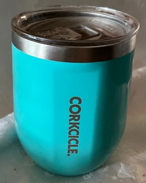 Corkcicle 12oz Stainless Steel Wine Stemless Travel Cup Tumbler & Lid Insulated