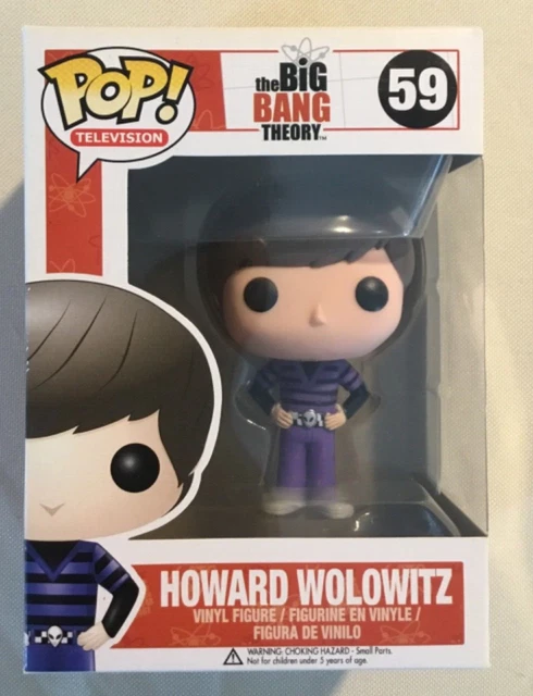 Funko Pop! Howard Wolowitz #75 – Big Bang Theory, Exclusivité SDCC 2013, édition Limitée