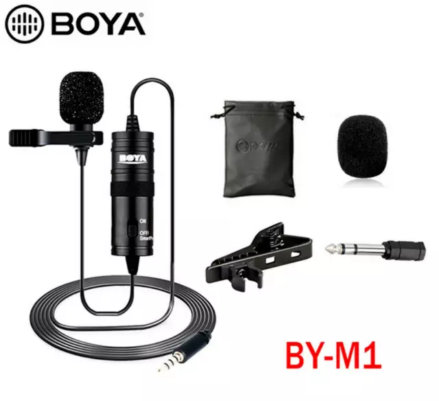 BOYA BY-M1 Omni Directional Lavalier Microphone - Original