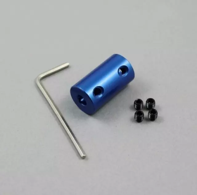 Blue 4/5/6/7/8mm Shaft Coupling Rigid Coupler Aluminum Flexible Motor Connector