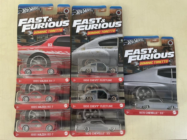 Hot Wheels Rapido Y Furioso Mazda Rx-7 25 Aniversario Rojo