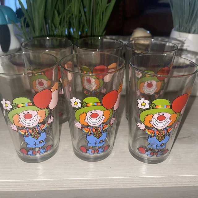 6x Rosenberger Kindergeburtstagsclub Cup/ Glass Kinder Made In France