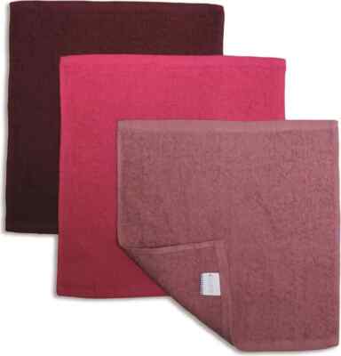ELITE - Blue em-400c 30x30 cm Set 12 Lavette in Spugna di Puro Cotone Tinta Unita Cotone 