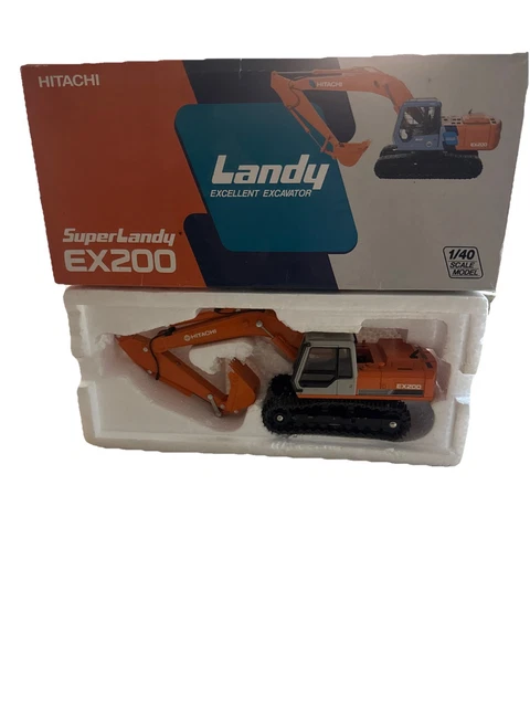 HITACHI SUPER LANDY EX200 1/40 Miniature Heavy Machine With