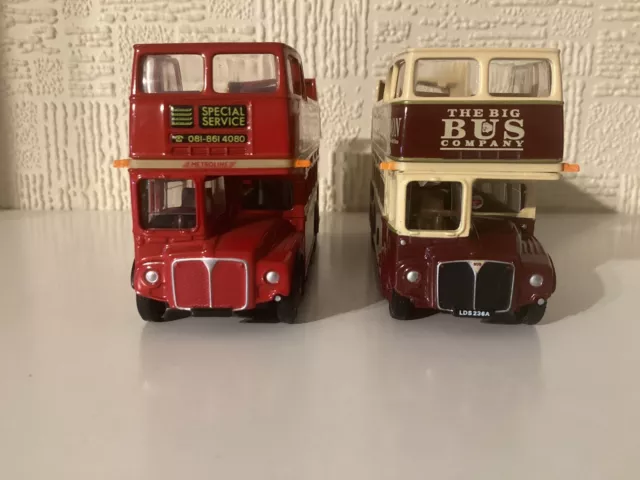 EFE C17803 & 17902 Pair Of Open Top Routemasters London Transport & Big Bus Co. 3