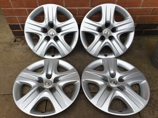 Set of Genuine Vauxhall Insignia 17" Wheel Trims Hub Caps x4