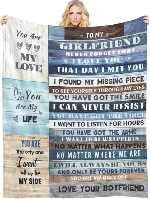 To My Wife Husband Girlfriend Boyfriend Blanket Valentine's For Him Her Gift 2