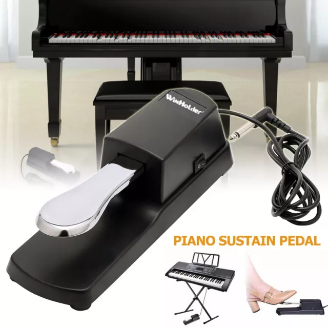 Universal Sustain Pedal Foot Switch For Yamaha Casio Electronic Piano Keyboard