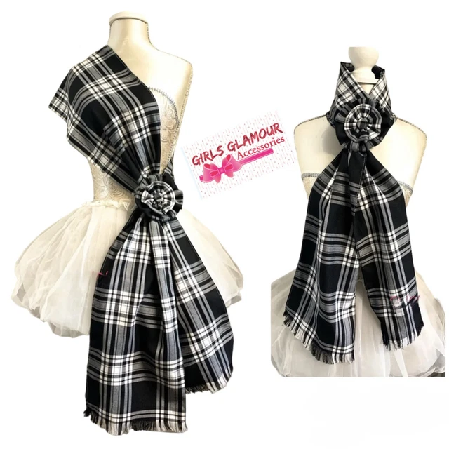 The Dragons Den Childs 4ft Length  48"  Traditonal Scottish Tartan Sash Burns Night Hogmanay Fancy Dress Accessory Royal Stewart 1093558886