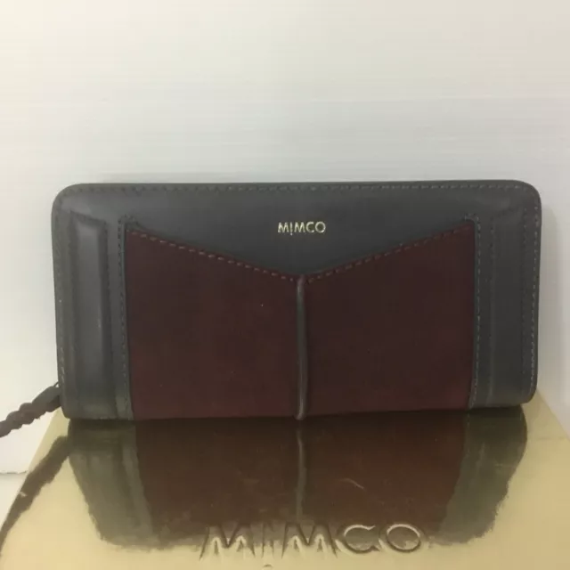 Mimco XL WALLET CLUCTH PURSE BAG BNWT Grey RRP$269