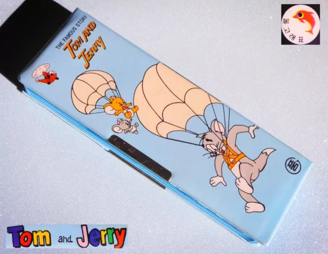 🪂 VINTAGE 1980 Astuccio Magnetico collezione Magnetic Pencil Case Tom & Jerry