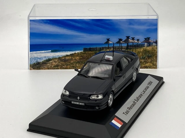 Taxi Renault Safrane Lacanau 1994 1/43 neuve avec boite vitrine.