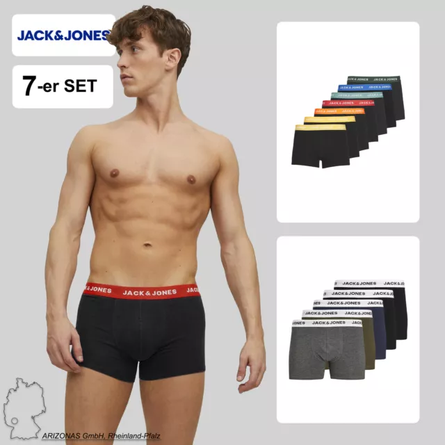 Boxer Shorts 7-Pack Basic Trunks Men's Underpants Logo Print JACK& JONES